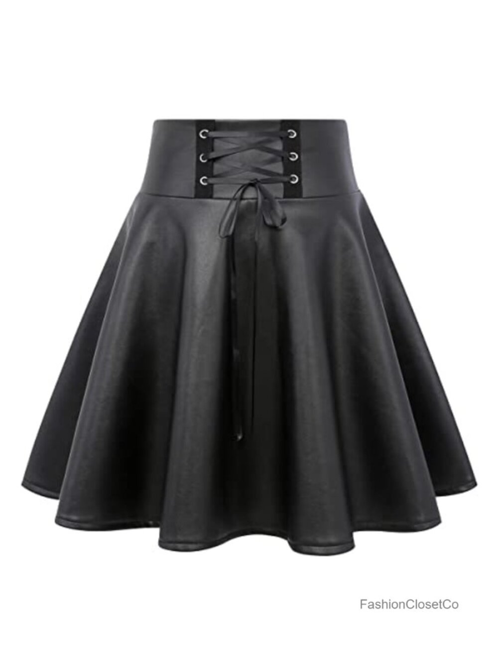 High Waist Plaid Mini Skirt Cotton A-Line Pleated Casual